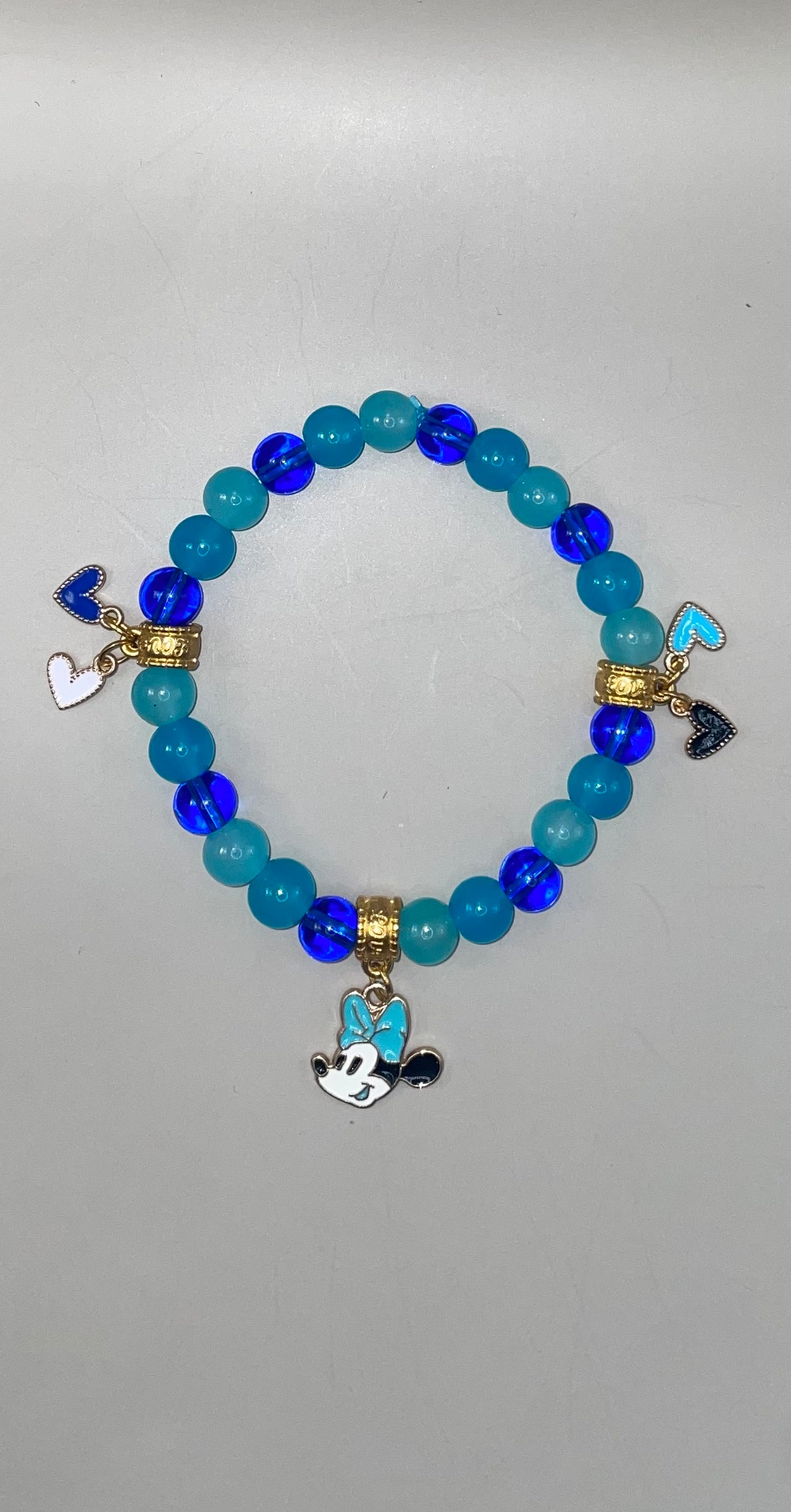 Blue Minnie Mouse Bracelet